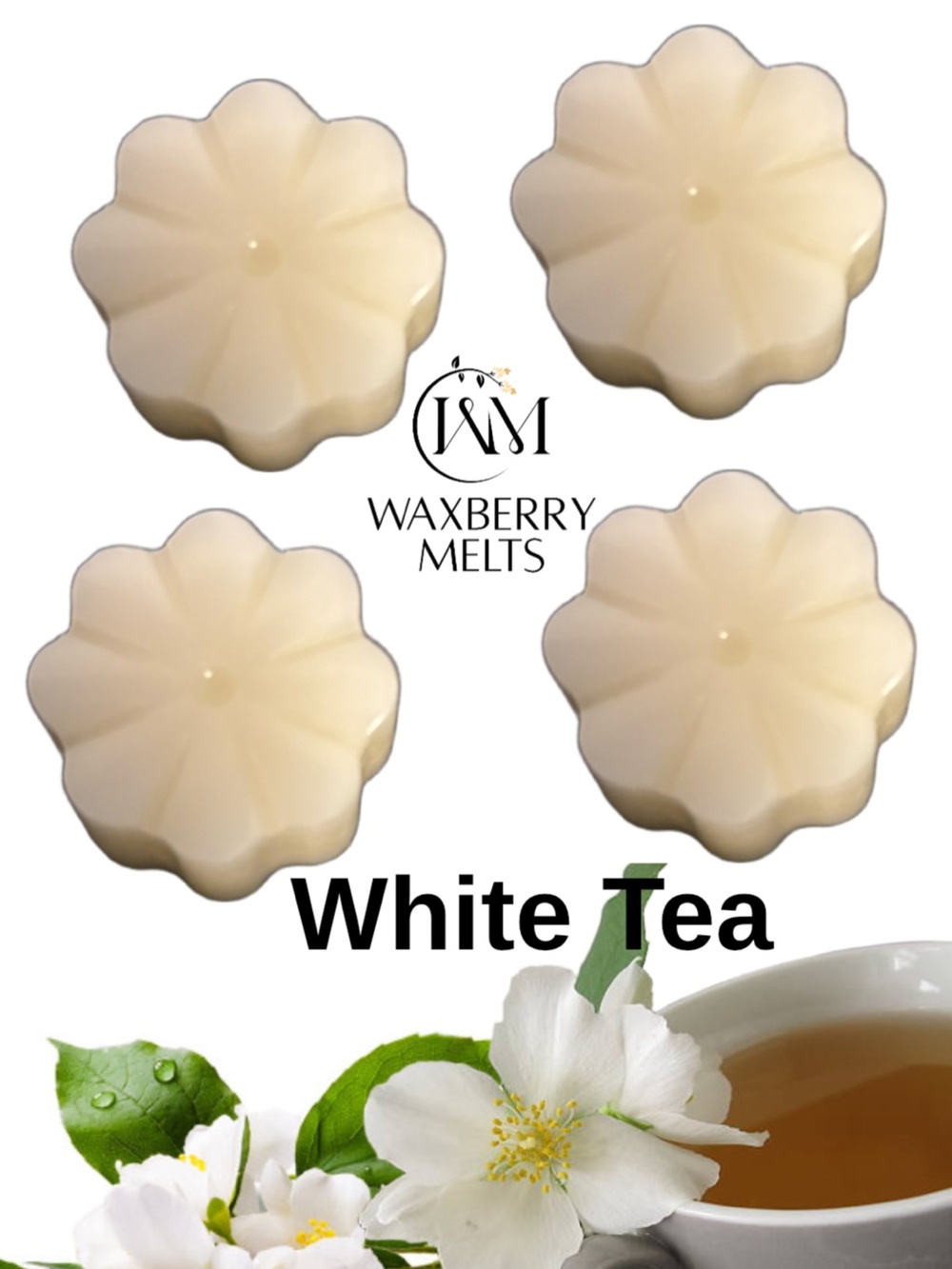 Hand Crafted White Tea Scented Wax Melts